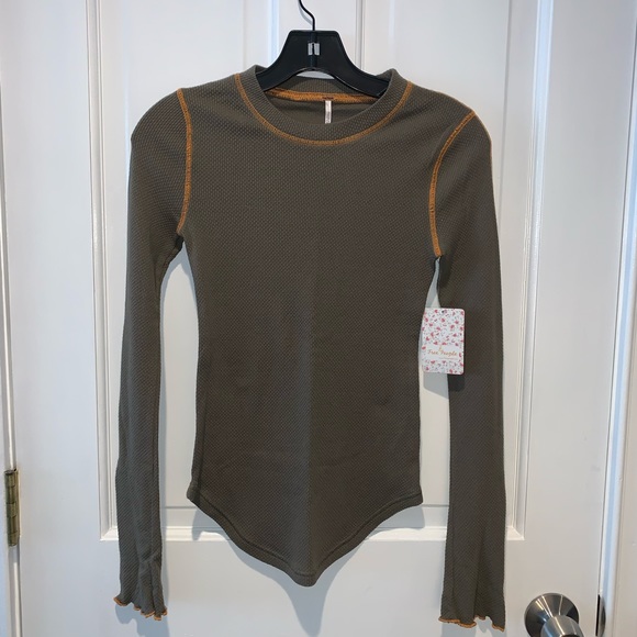 🌟NWT🌟Free People Zip It Cuff Thermal Top - Picture 7 of 15